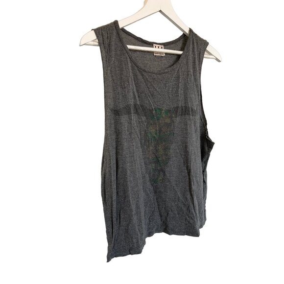 Haute Hippie Longhorn Graphic Muscle Tee - Picture 2 of 3